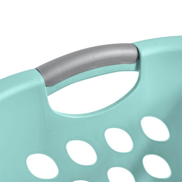 1.25 Bushel Plastic Clothes Laundry Basket (6 Pack)