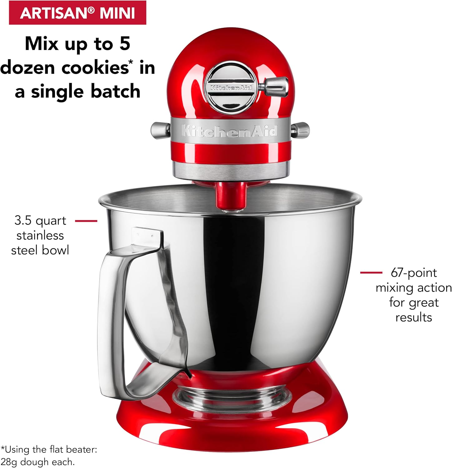 Artisan Mini 3.5 Quart Tilt-Head Stand Mixer - KSM3316X - Cast Iron Black