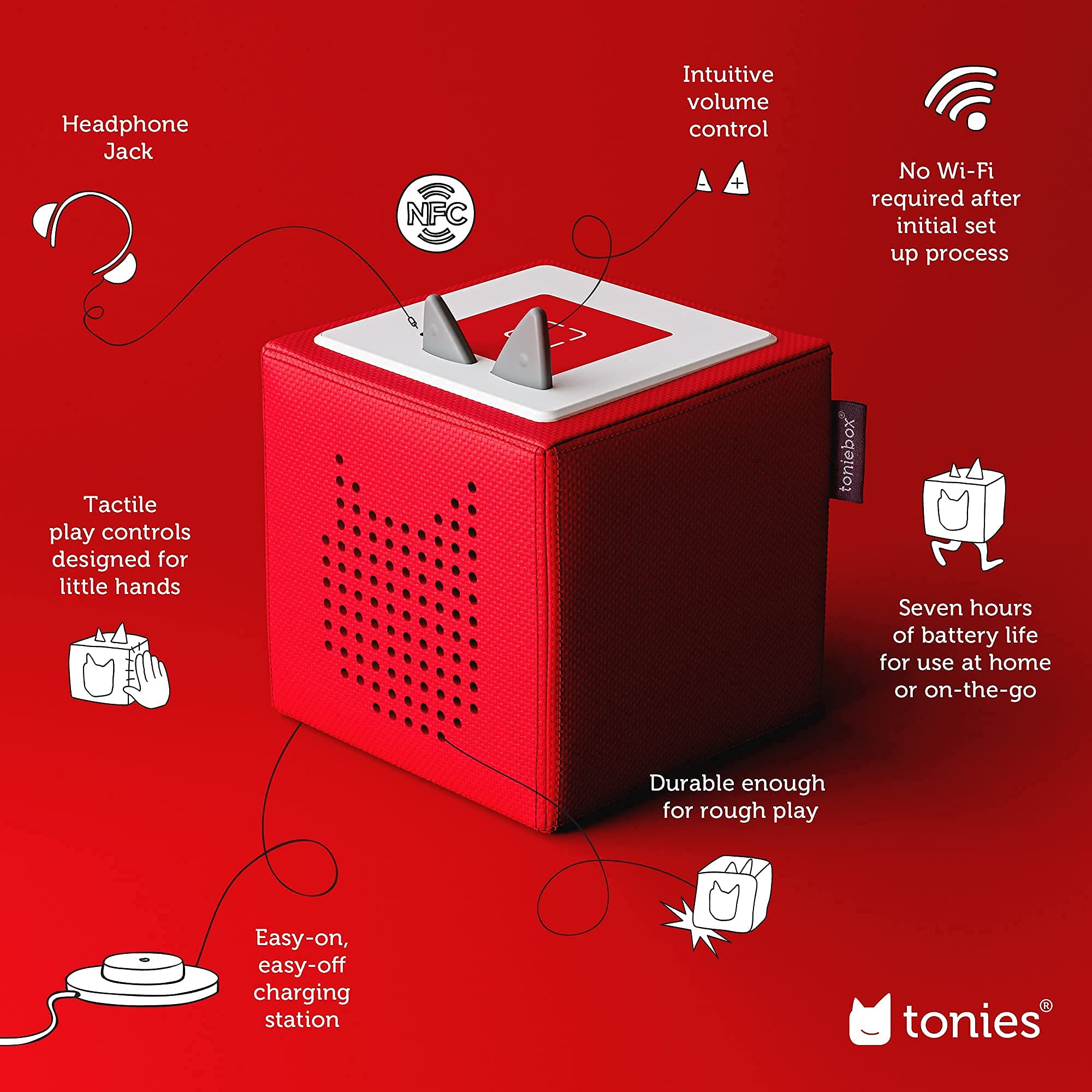 Toniebox Audio Player Seuss Bundle