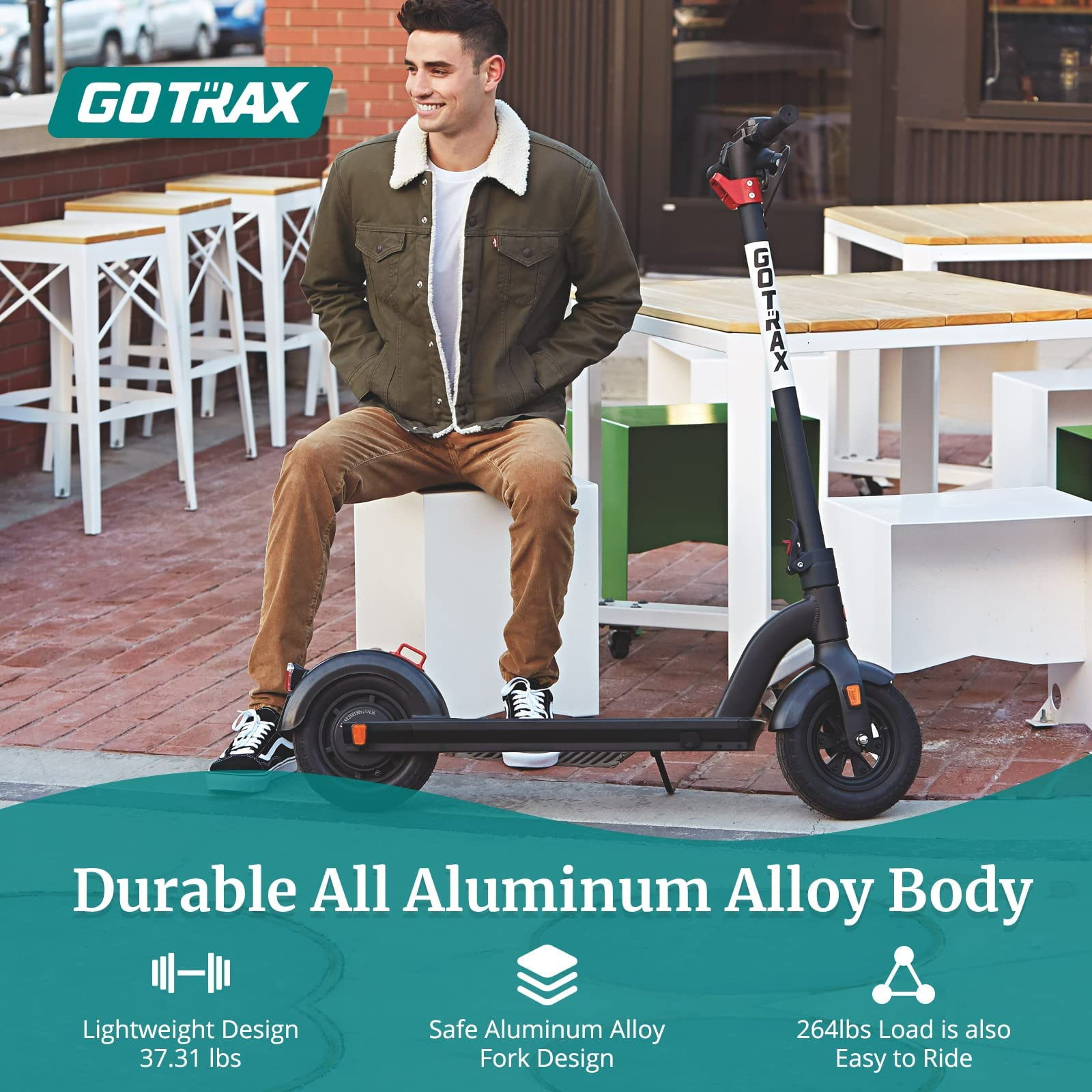 Gotrax Electric Pneumatic Electronic Foldable