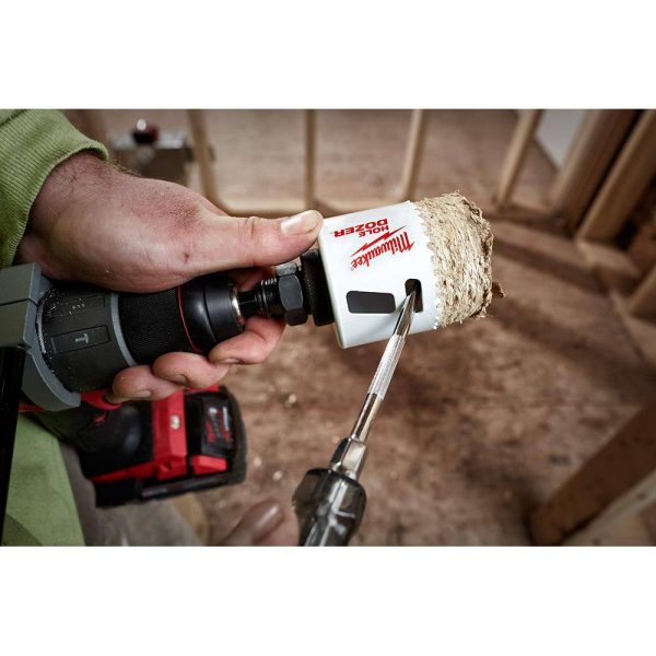 110-Piece Hole Dozer Bi-Metal Hole Saw Set   SHOCKWAVE Driver Bit Set