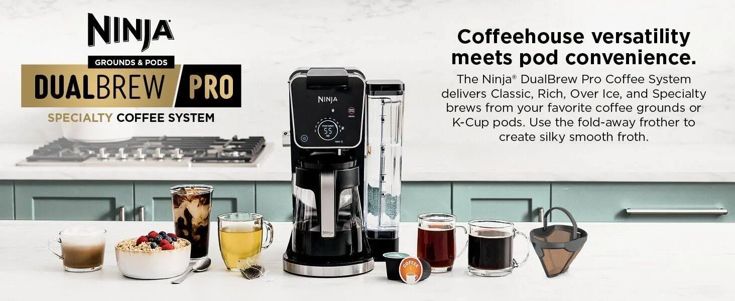 Ninja Cfp307 DualBrew Pro Specialty Coffee System (Black)