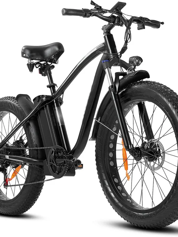 Outdoor electric bike with 48V/15Ah lithium battery ?C Black