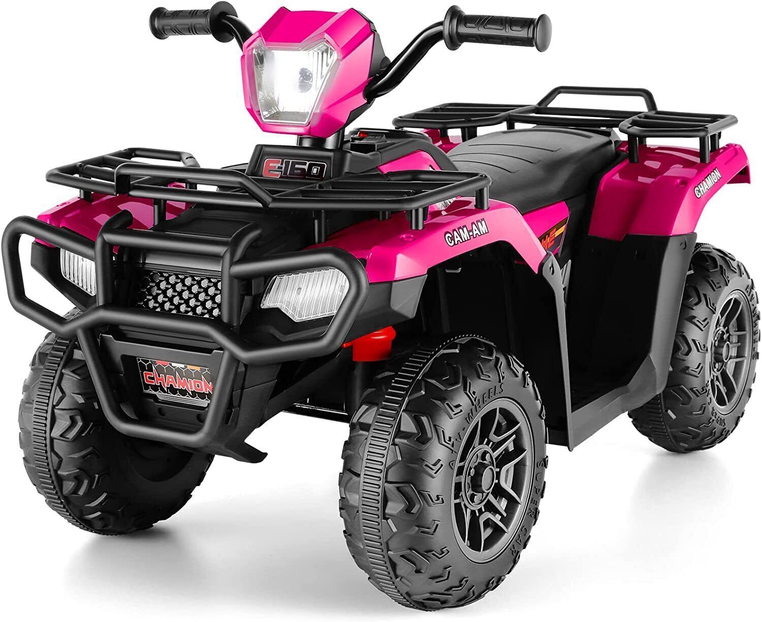 12V Electric Kids Ride On Car ATV 4-Wheeler Quad w/ Music LED Light Gift NEW！