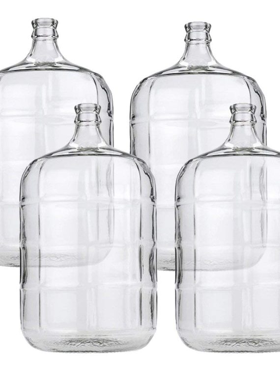 4 X 5 Gallon Glass Carboy For Beer or Wine Making