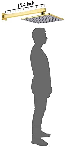 KES Black Shower Faucet Shower Valve Rain Shower