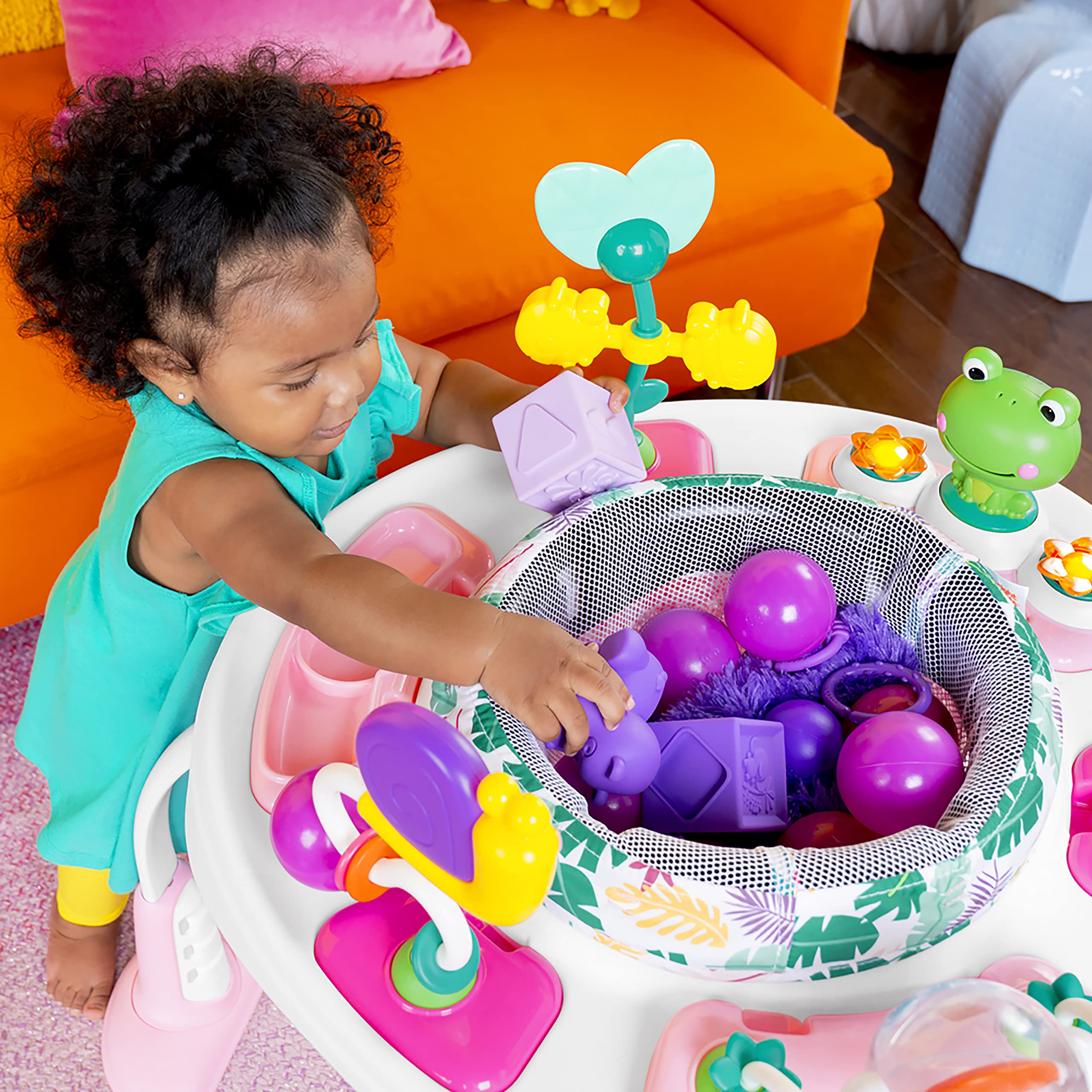 Bright Starts Bounce Bounce Baby 2-in-1 Activity Jumper & Table