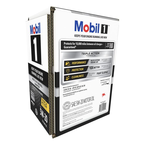 1 Advanced Full Synthetic Motor Oil 5W-20, 12 qt Bag in Box