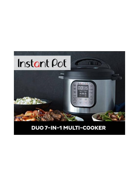 Instant Pot 8 qt. Stainless Steel Duo Electric Pressure Cooker 113-0002-03
