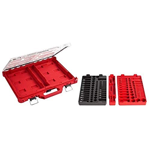 Milwaukee 106PC Ratchet & Socket Set 48-22-9486 – Durable Polycarbonate, Mechanical Operation