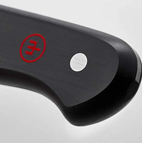 WÜSTHOF Gourmet 7-Piece Knife Block Set, High Carbon Stainless Steel, Black Handles