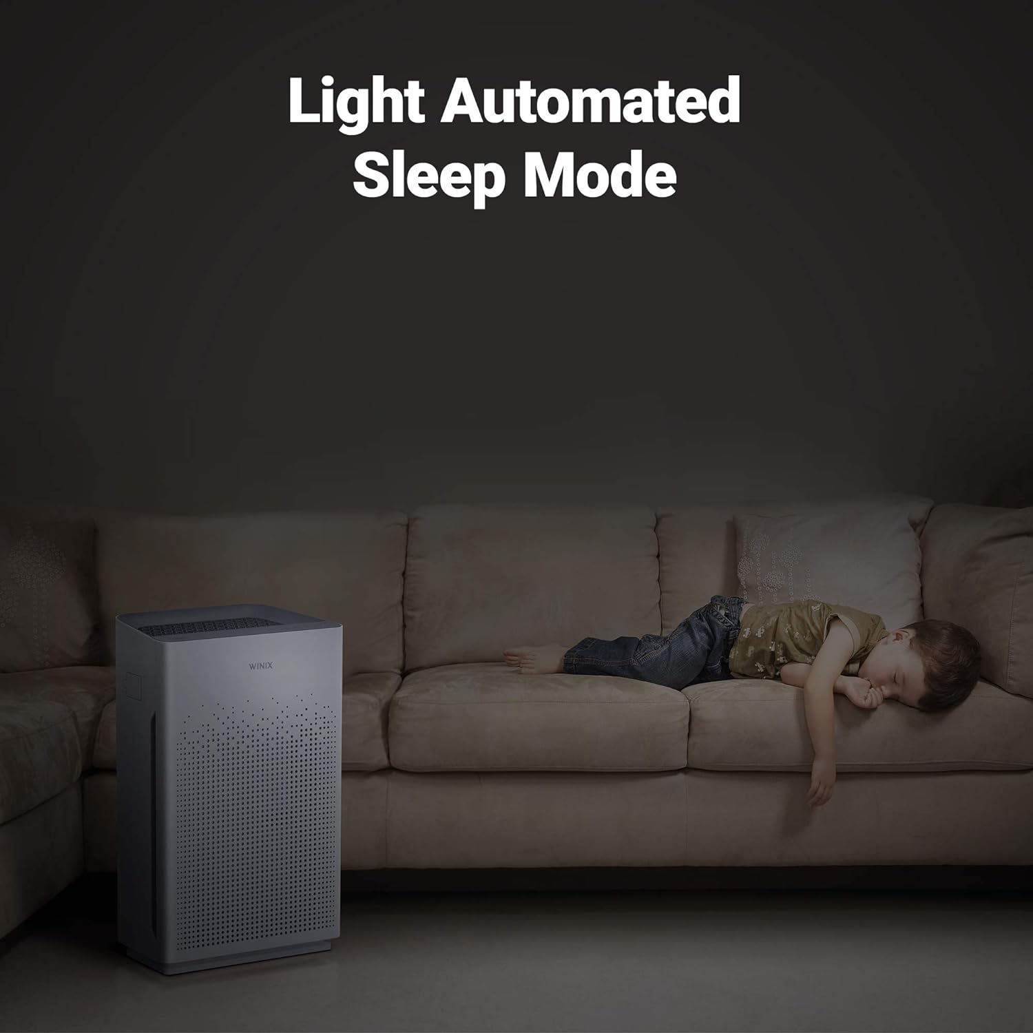 1022-0214-00 Wi-Fi Air Purifier, 360sq ft Room Capacity, Amazon Alexa and Dash Replenishment Enabled, White