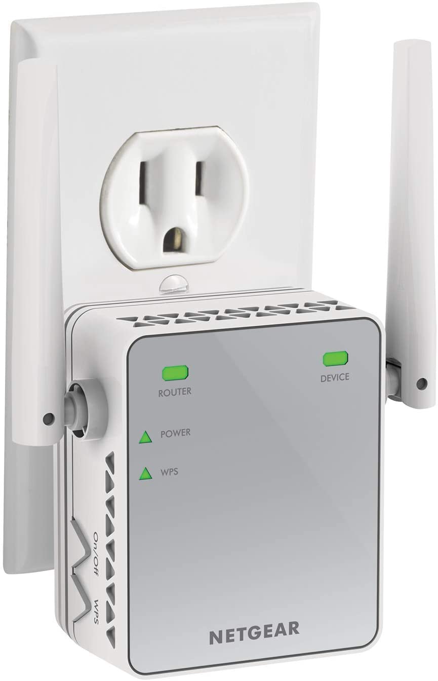 NETGEAR Wi-Fi Range Extender EX6120 - Coverage Up to 1500 Sq Ft and 25 Devices with AC1200 Dual Band Wireless Signal Booster & Repeater (Up to 1200Mbps Speed)