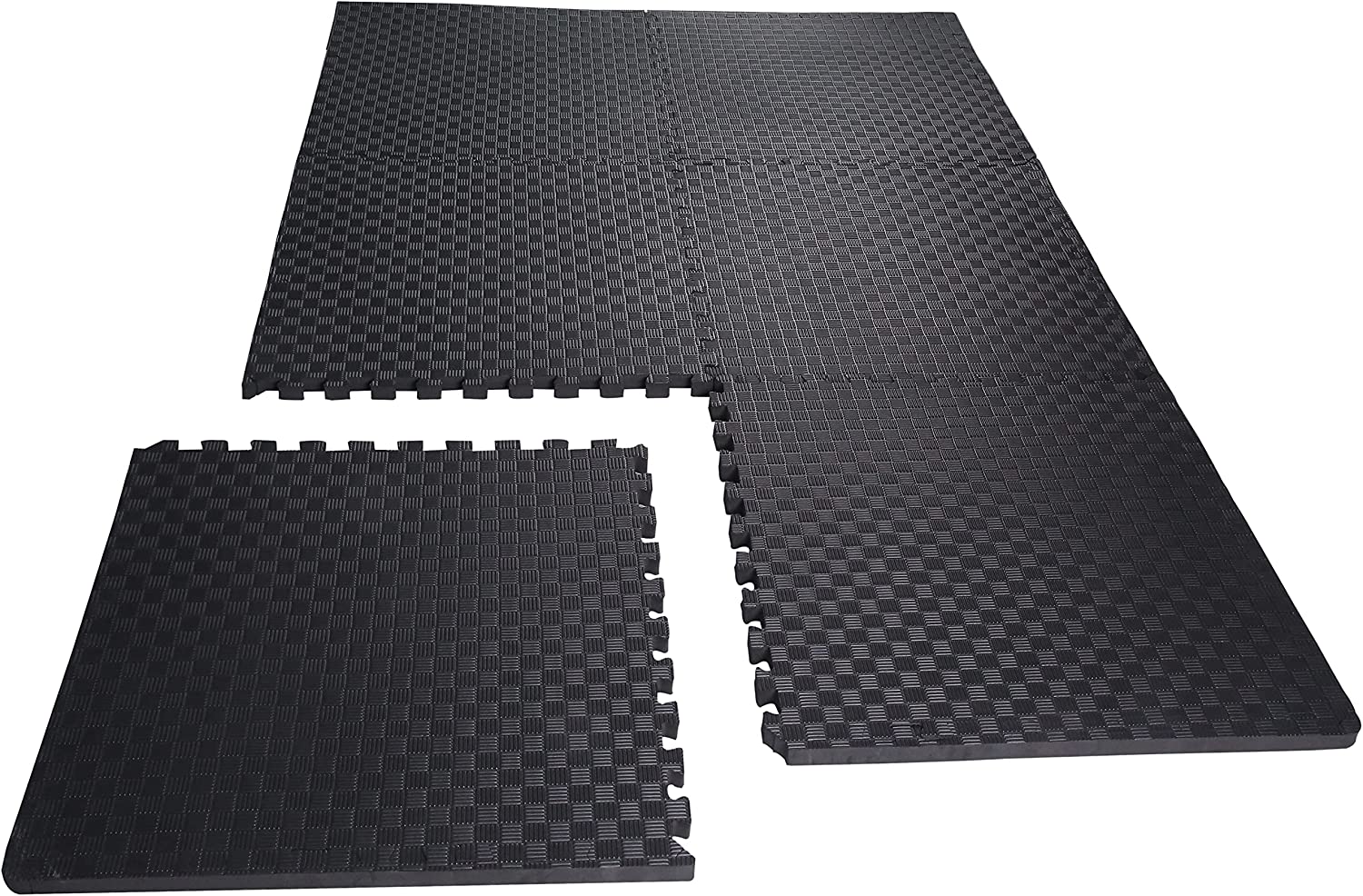 BalanceFrom Puzzle Exercise Mat with EVA Foam Interlocking Tiles