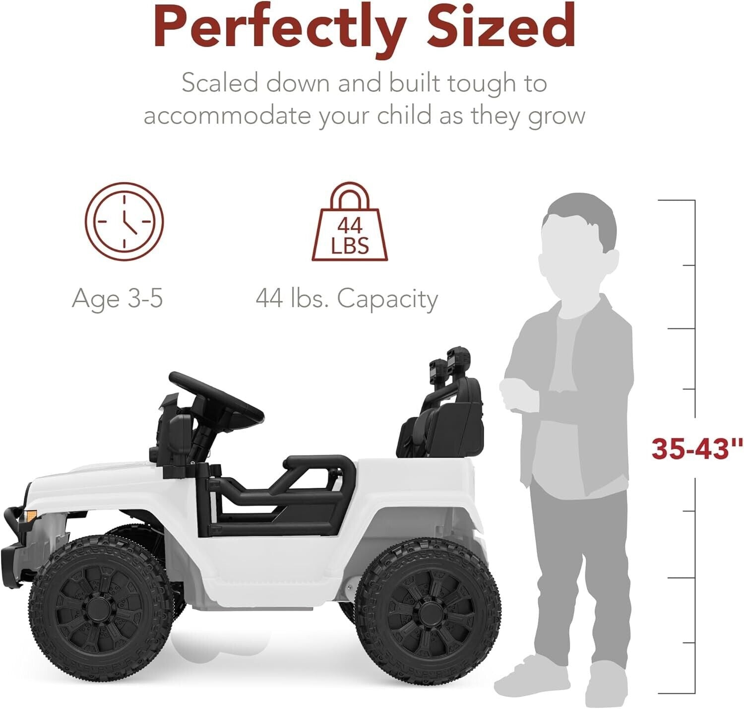 Best Choice Products 6V Kids Ride On Toy, Mini Truck, Electric Play Car w/Parent