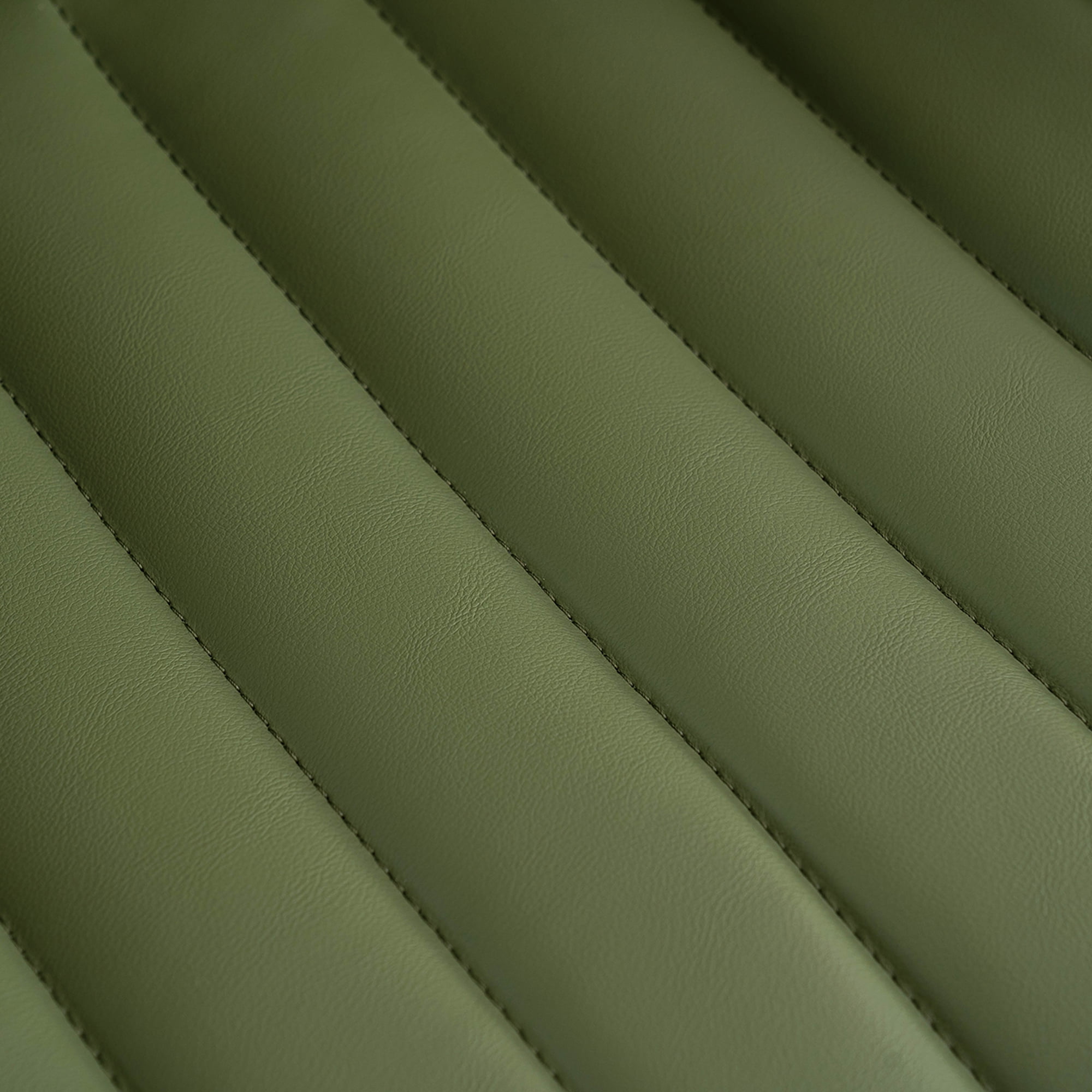 YOUNIKE Cute Armless Office Desk Chair Modern Upholstered Faux Leather Swivel Task Chair, Brown