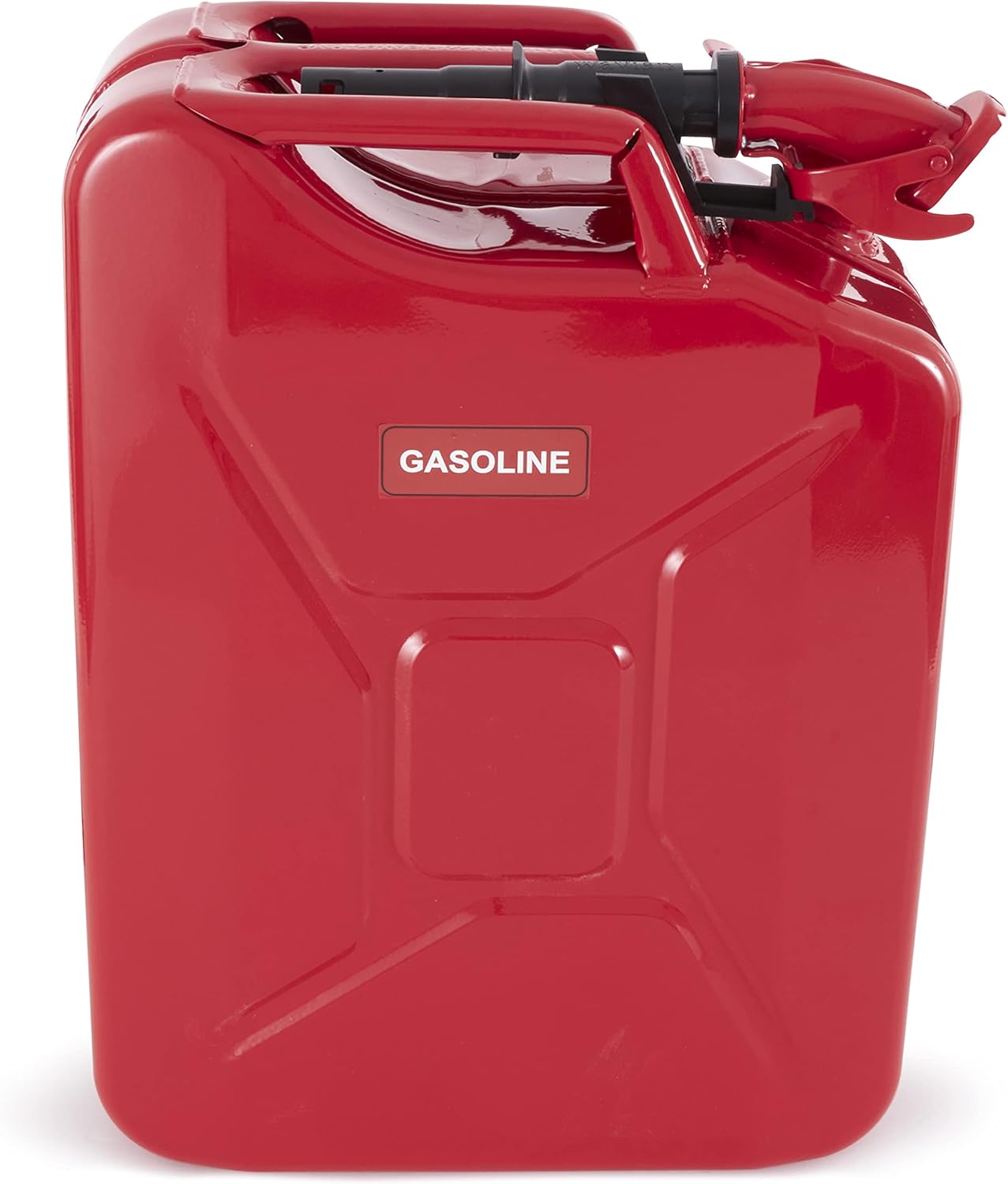 Wavian Jerry Can 20L Red – CARB Compliant, Durable Gasoline Container with Spout