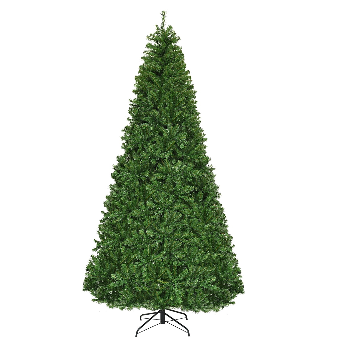 Costway 8Ft Pre-Lit Artificial Christmas Tree Hinged 750 LED Lights