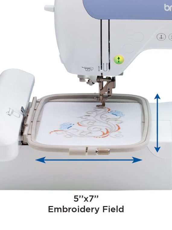 Brother Computerized Embroidery Machine with 5 in x 7 in Embroidery Area and LCD Screen