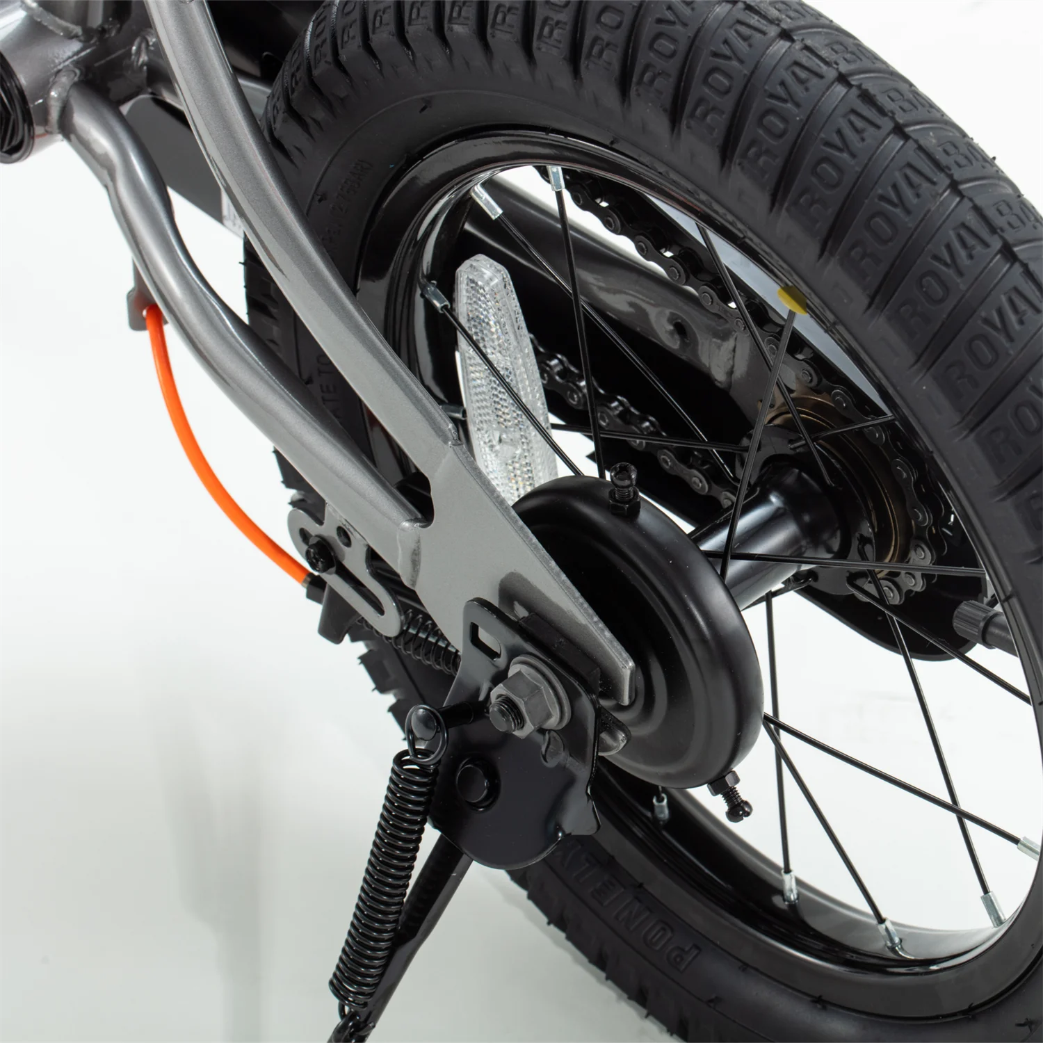 Royalbaby Freestyle 7 Kids Bike Toddlers 14 Inch Wheel Dual Handbrakes Bicycle Beginners Boys Girls Ages 3-5 Years, Kickstand and Water Bottle Included, Gray