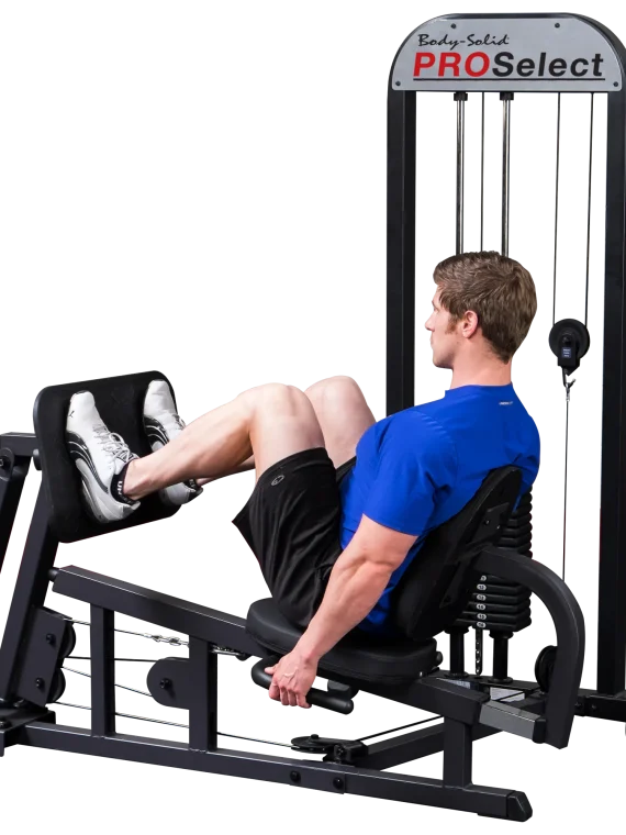 Body Solid – GLP-STK/3 Pro-Select Leg Press with 310 Weight Stack