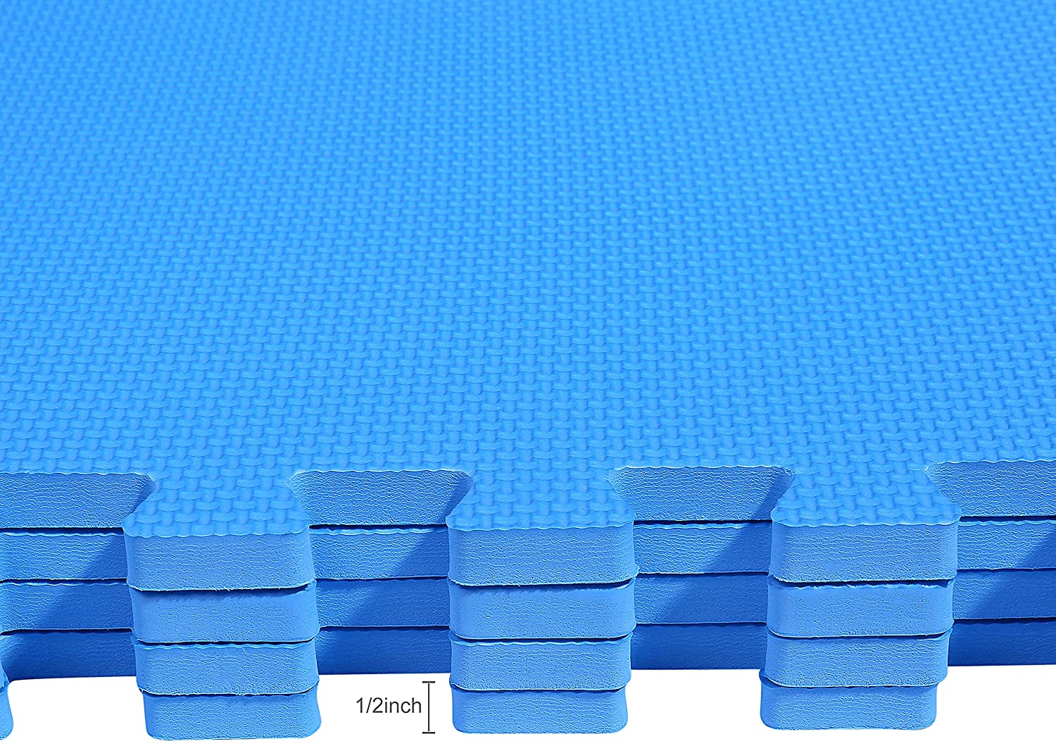BalanceFrom Puzzle Exercise Mat with EVA Foam Interlocking Tiles