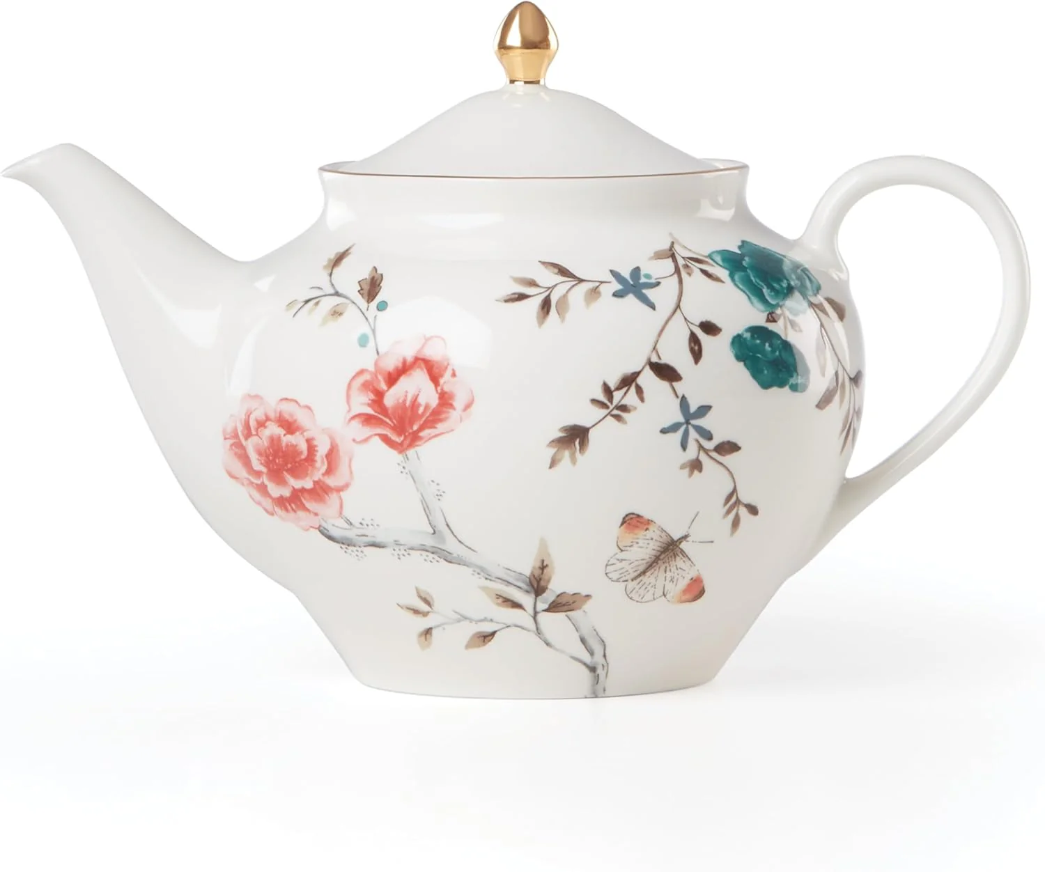 Lenox Sprig & Vine Teapot, 2.00 LB, Multi