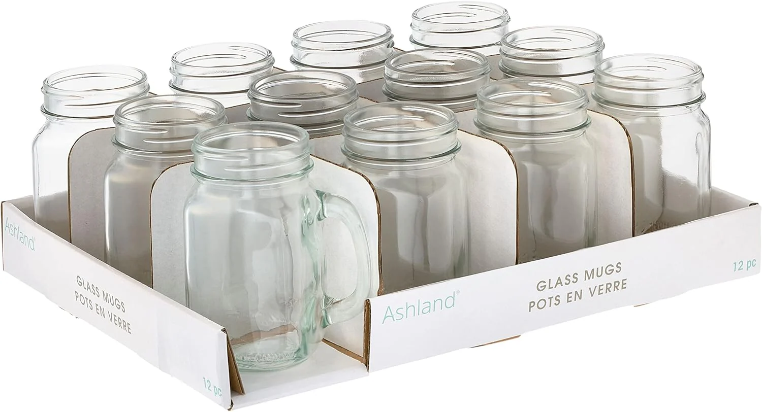 Ashland 6 Packs: 12 ct. (72 total) Clear Pint Mugs