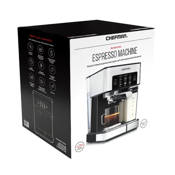 1.8L Barista Pro Espresso Machine, Stainless Steel