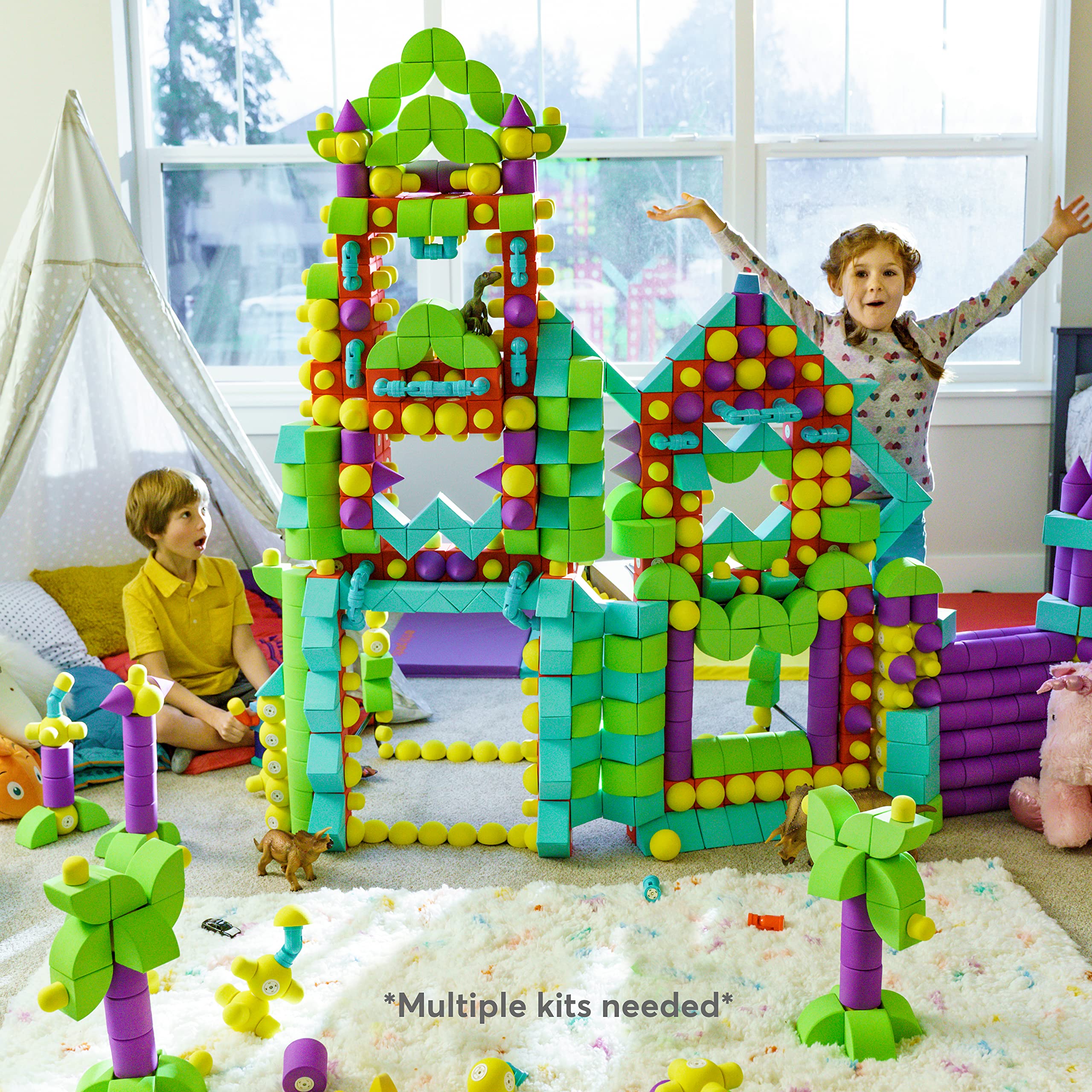 Blockaroo Magnetic Foam Building Blocks
