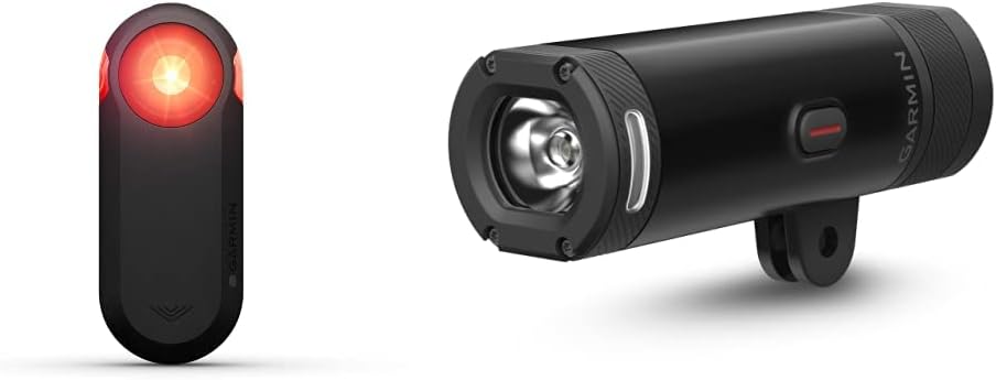 Garmin Varia RTL515 Rearview Radar & Tail Light, LED Display, 153-Yard Vehicle Alerts, Battery Powered, Compact Design