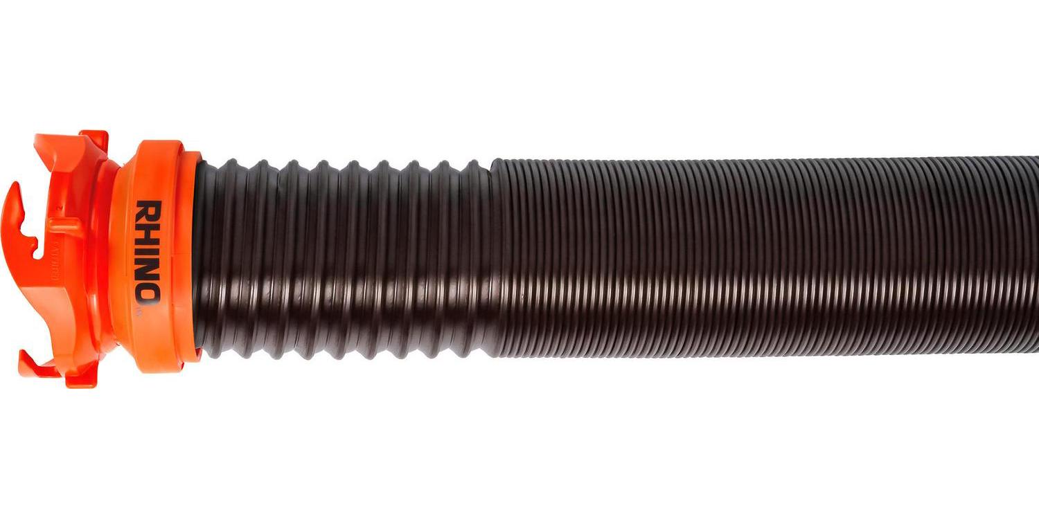 RhinoFLEX 20?Sewer Hose Kit w/4N1,Elbow, Caps