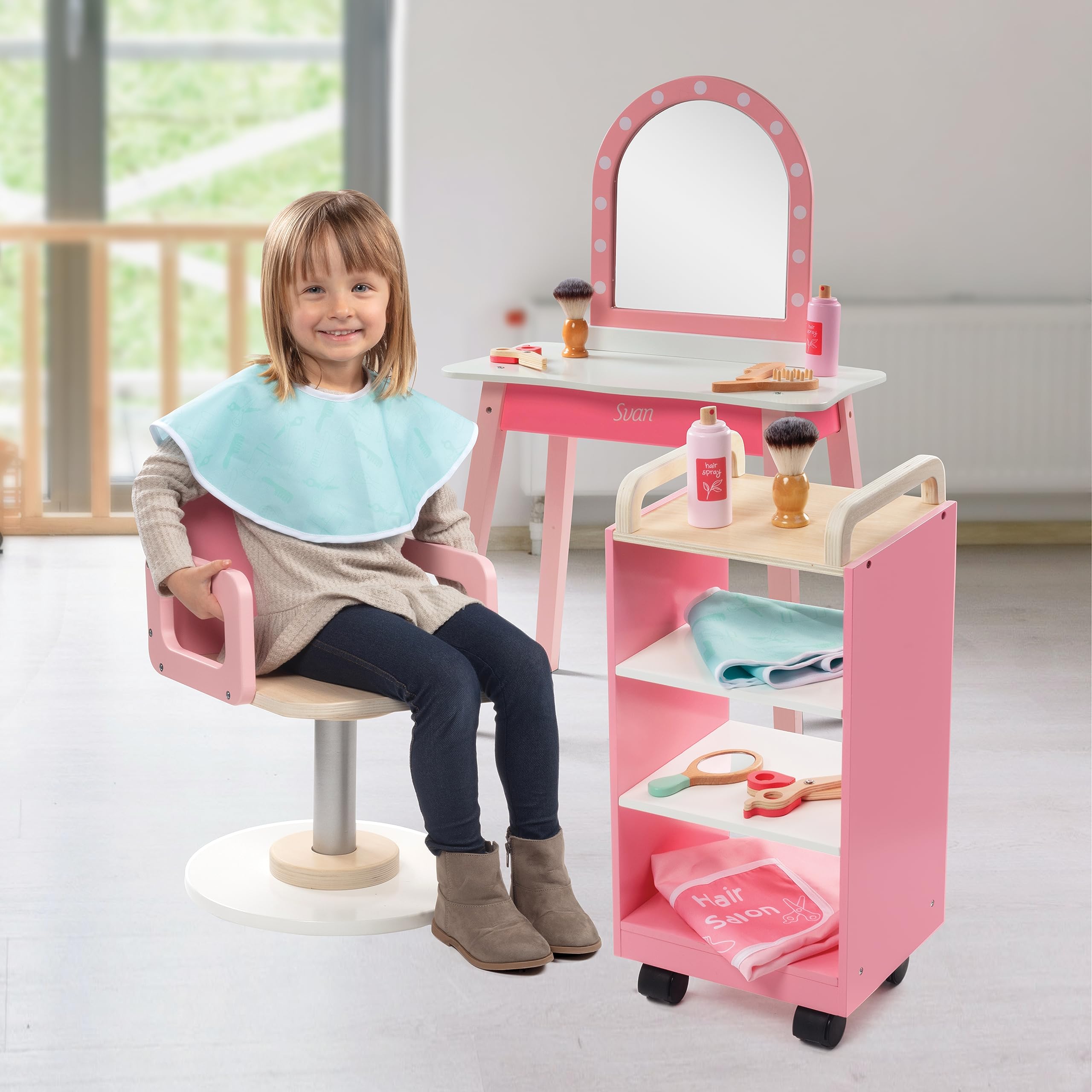 Pretend Hair Salon Wooden Play