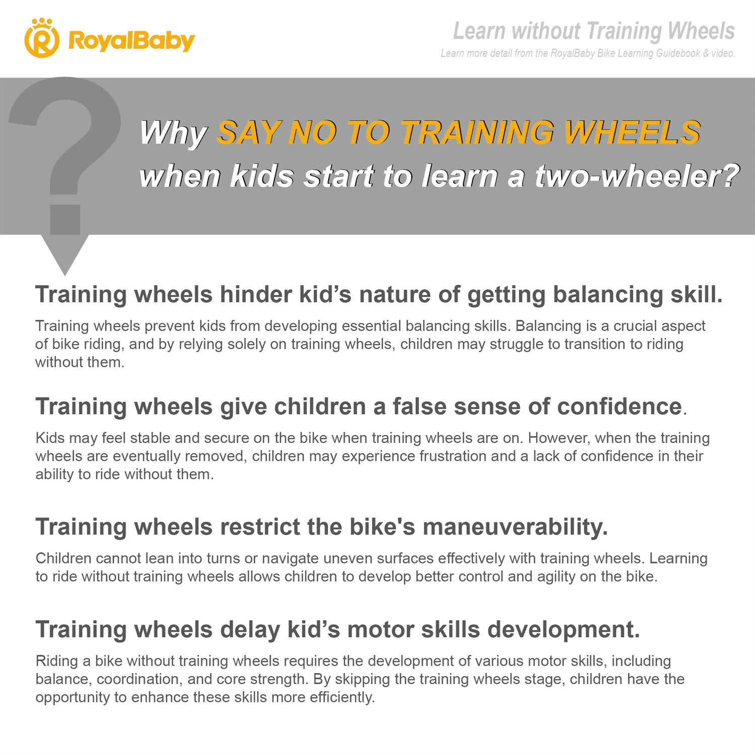 Royalbaby Freestyle 7 Kids Bike Toddlers 14 Inch Wheel Dual Handbrakes Bicycle Beginners Boys Girls Ages 3-5 Years, Kickstand and Water Bottle Included, Gray