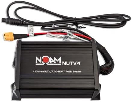 4 Channels Marine Bluetooth ATV/Golf Cart/UTV Speakers Stereo System