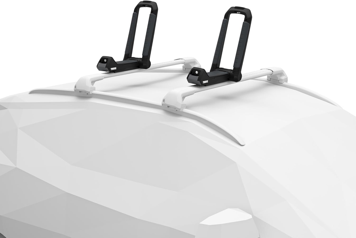 Thule Hull-A-Port Aero Kayak & SUP Carrier, Foldable, Anti-Theft, Rubber Padding, 75lb Capacity, Black