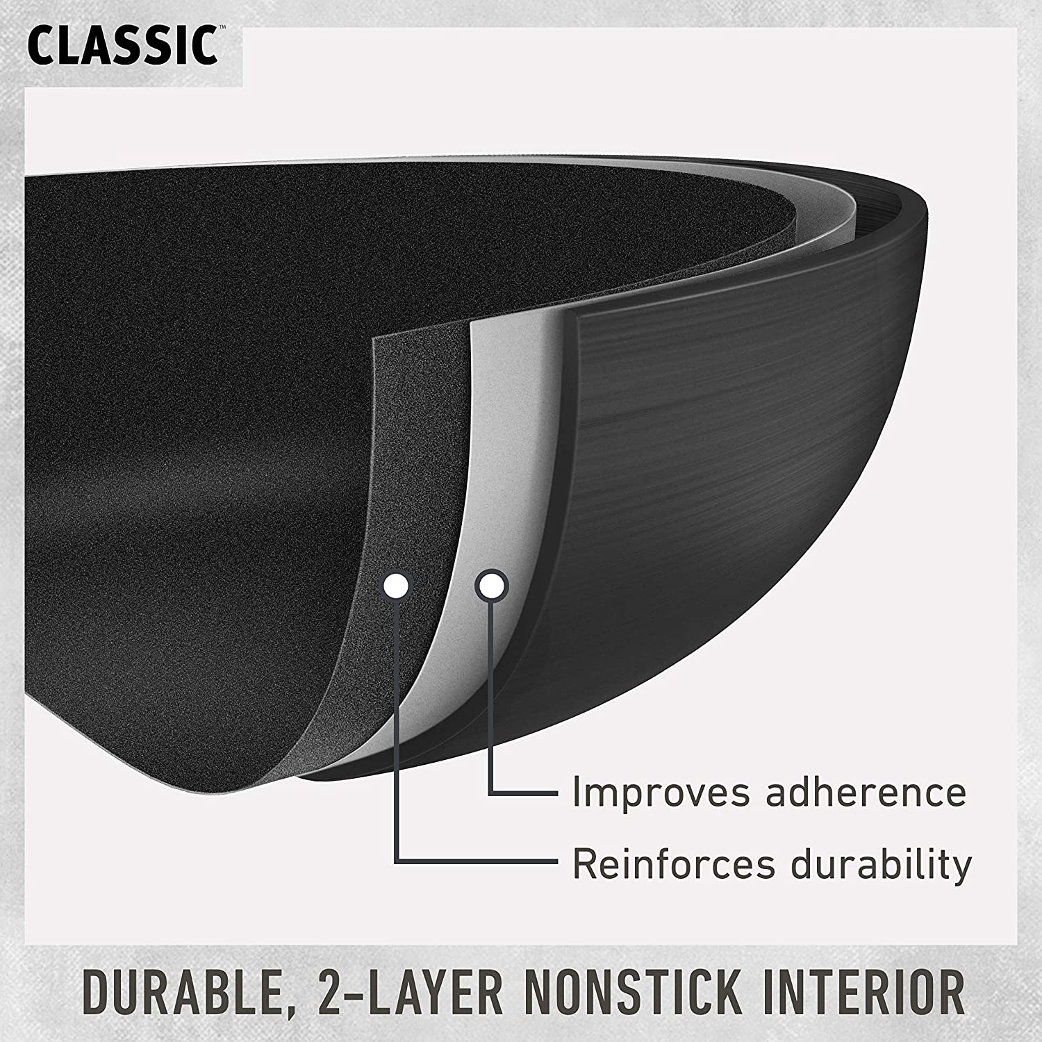 10-Piece Pots and Pans Set, Nonstick Kitchen Cookware with Stay-Cool Stainless Steel Handles and Pour Spouts, Grey