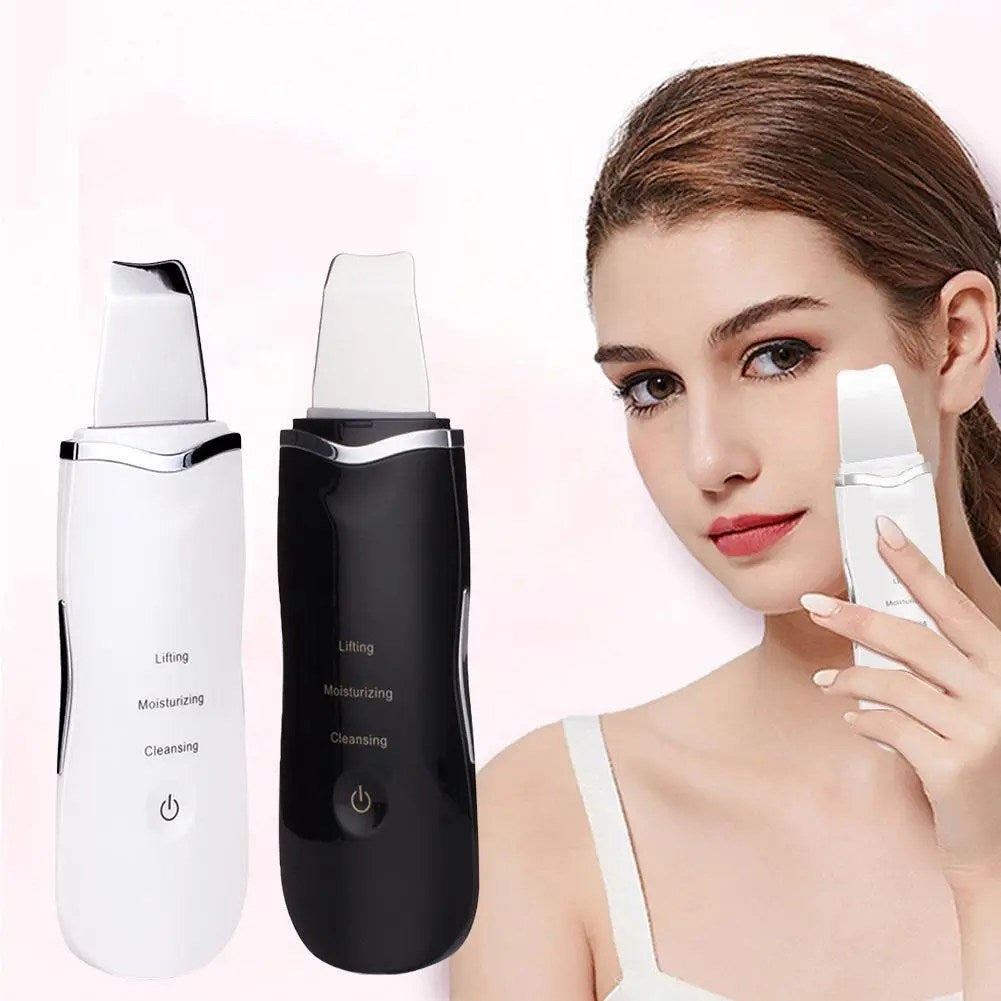 Ultrasonic Skin Scrubber Spatula Face Cleaner Scraper