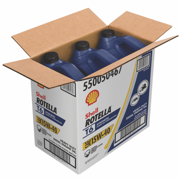 (3 pack) T6 Full Synthetic 15W-40 Diesel Engine Oil, 1 Gallon (3 Pack Case)
