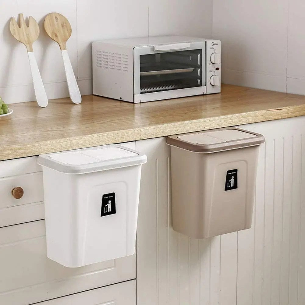 Wall Mount Kitchen Dustbin Garbage Can Cabinet