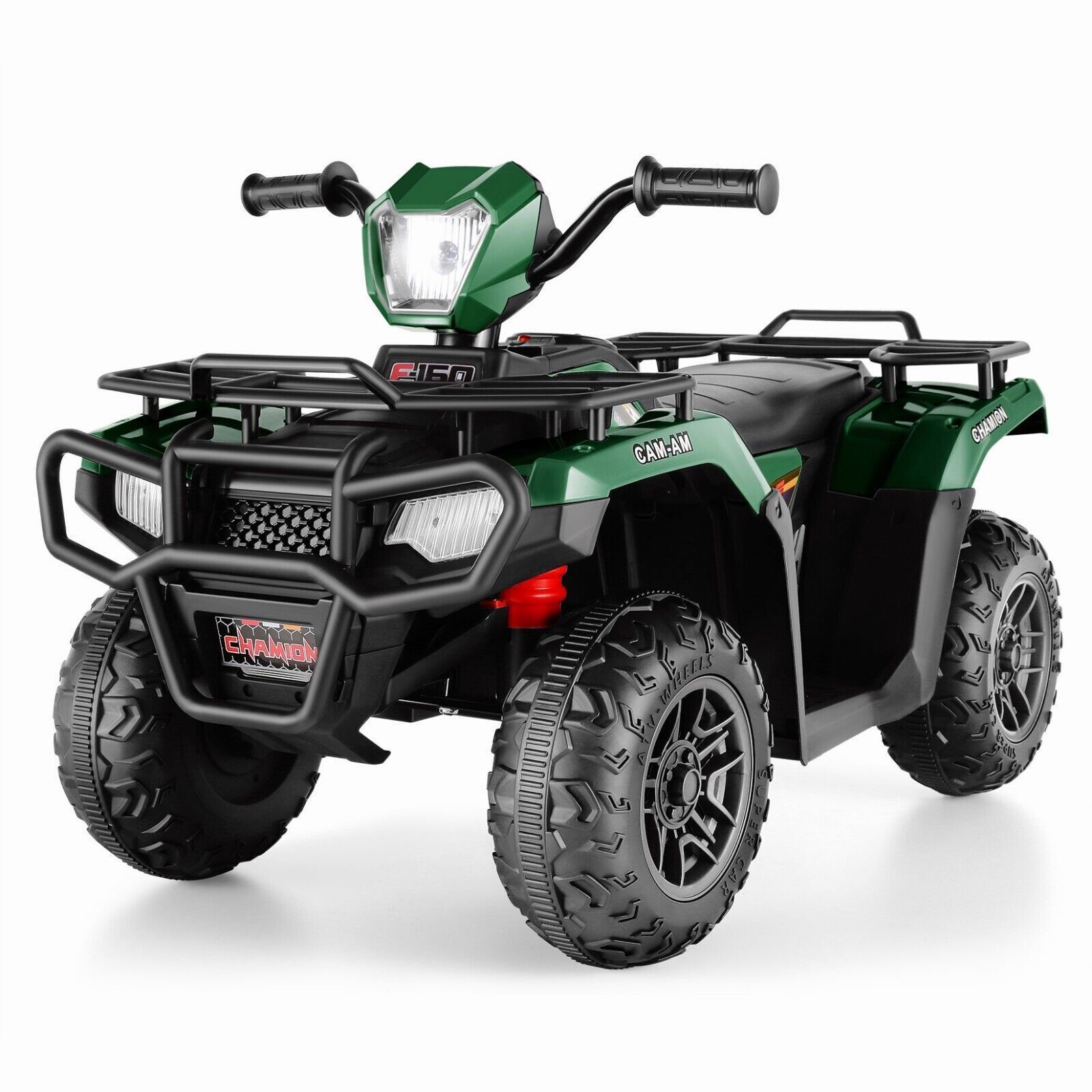 Kids Ride on ATV 12V Battery-Operated Car 4 Wheeler w/LED Light Remote Control