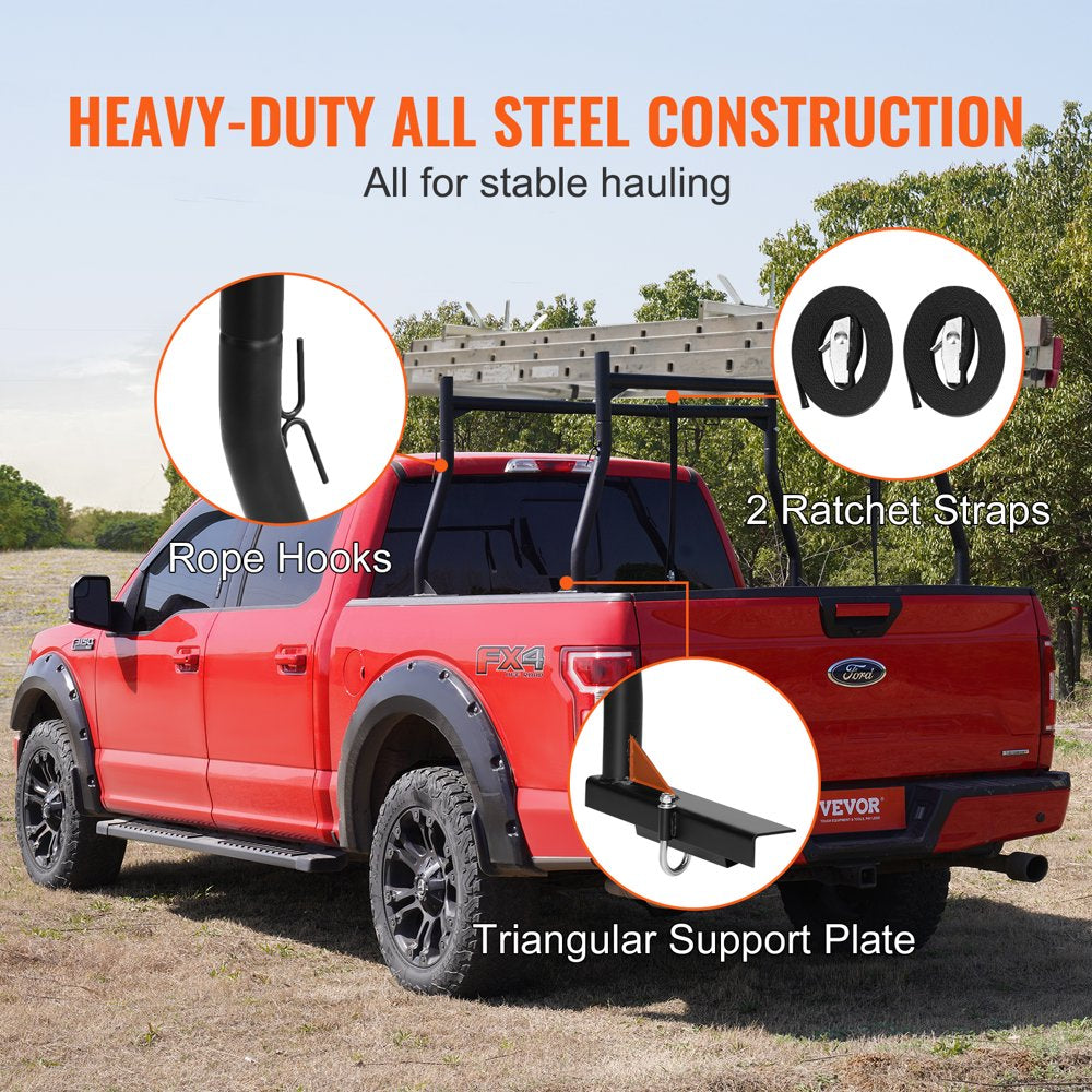 BENTISM Truck Rack 800Lbs Capacity Adjustable Width 46