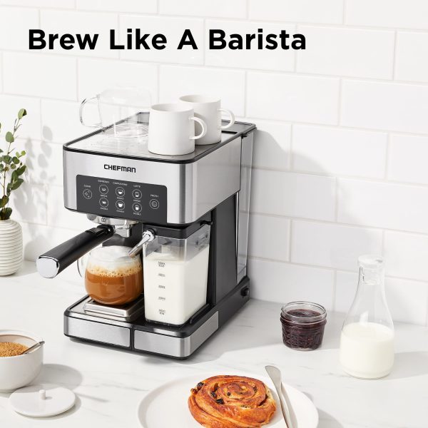 1.8L Barista Pro Espresso Machine, Stainless Steel