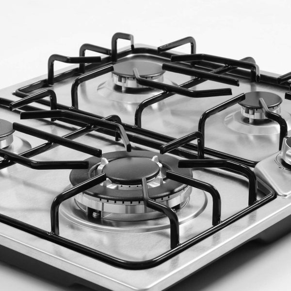 22′′x20′′ Built in Gas Cooktop 4 Burners Stainless Steel Stove with NG/LPG Conversion Kit Thermocouple Protection and Easy to Clean (20Wx22L)