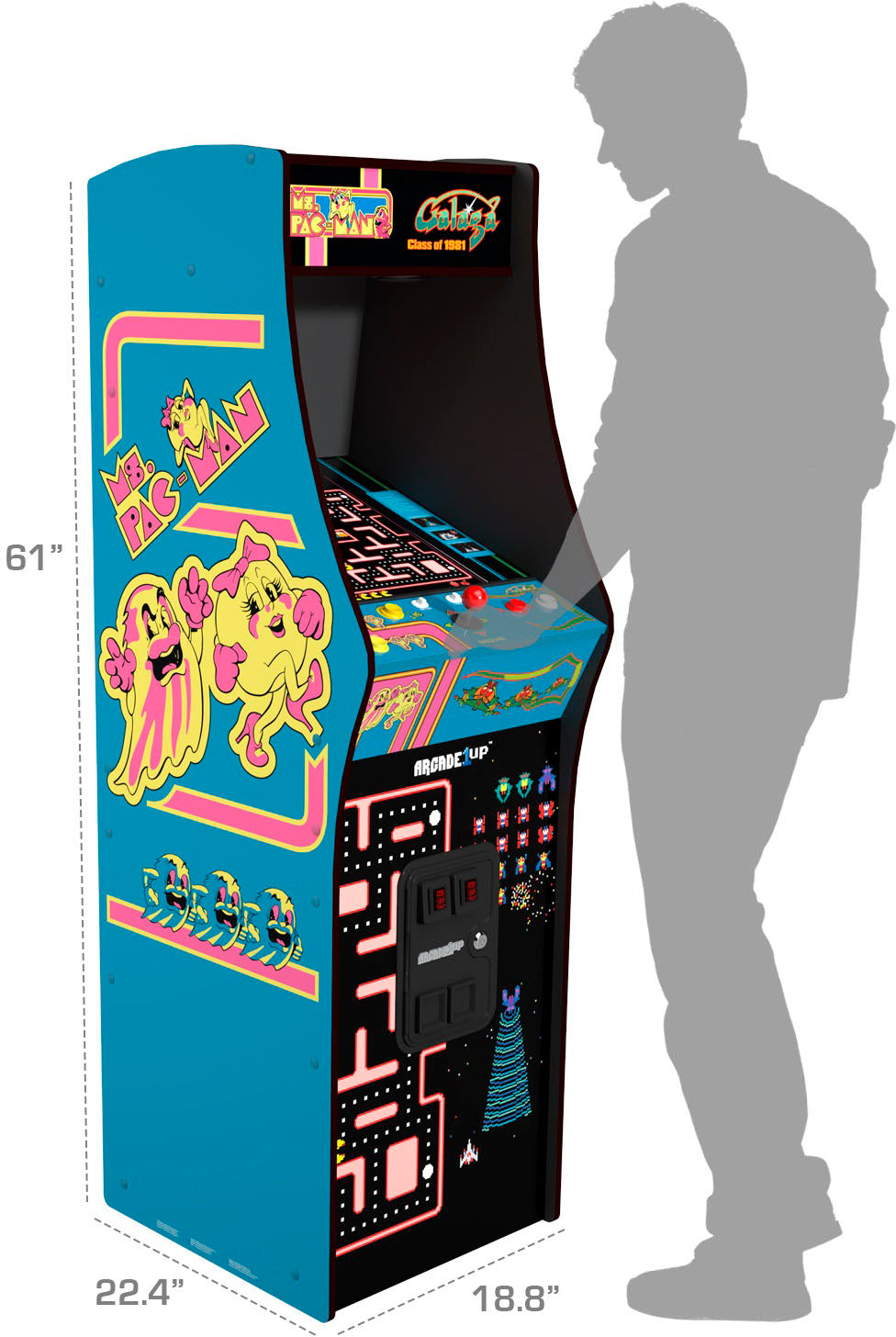 Arcade1Up – Class of 81′ Deluxe Arcade Game – Blue