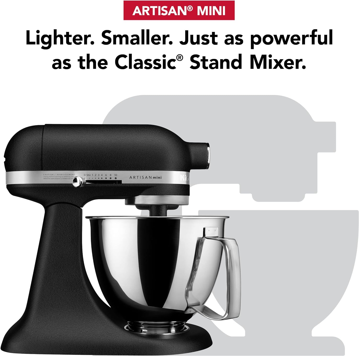 Artisan Mini 3.5 Quart Tilt-Head Stand Mixer - KSM3316X - Cast Iron Black