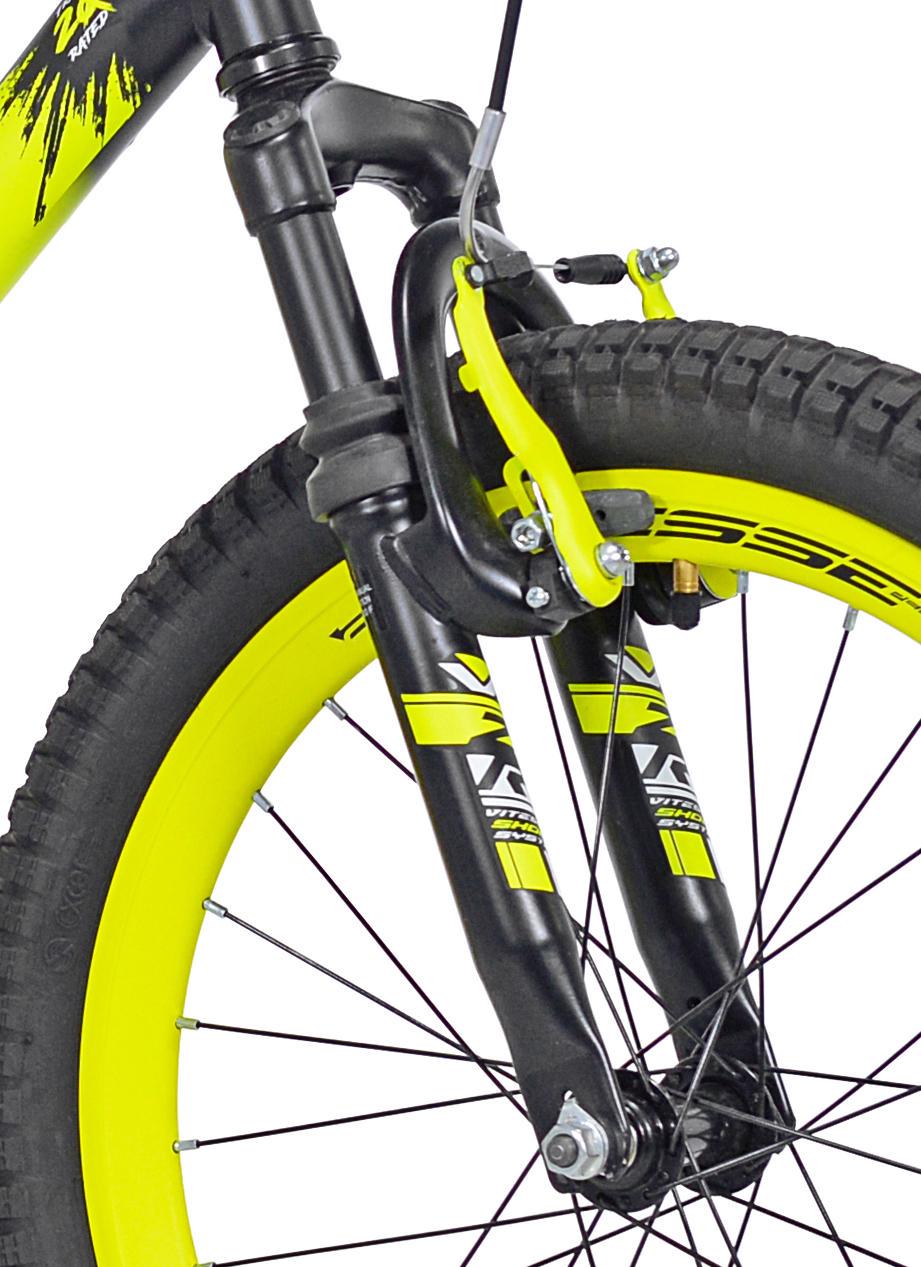Genesis 20 Savage Boy’s Mountain Bike, Yellow/Black