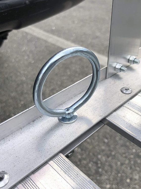 80779 Aluminum Hitch Mount Cargo Carrier with 47” Long Ramp, 1 Pack