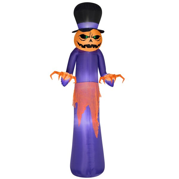 12′  Giant Inflatable Pumpkin Reaper with Top Hat