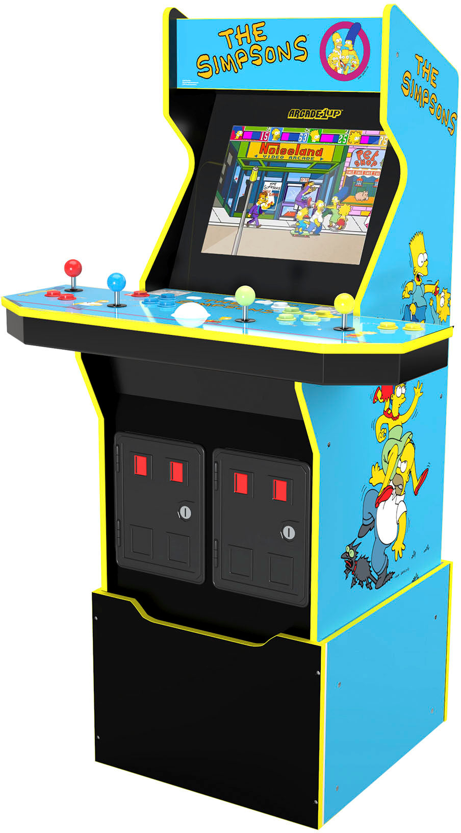 Arcade1Up - The Simpsons 30th Edition Arcade with Stool and Tin - Multi